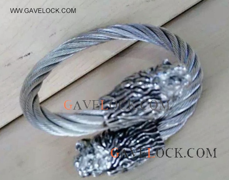 Cool Stainless Steel Bracelet Dragon Head